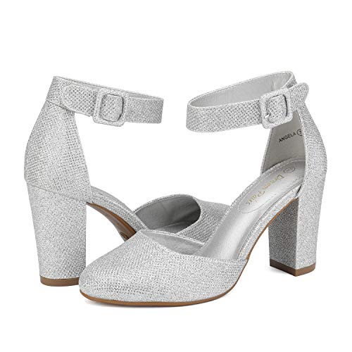 Glitter closed toe heels online