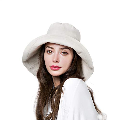 Anycosy Cotton Bucket Hat Women Summer Outdoor Floppy Sun Cap Packable Style Heist